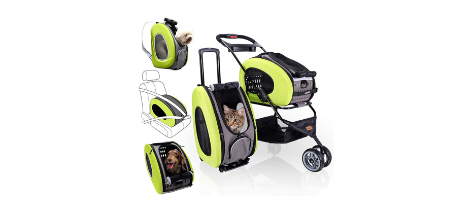 Ibiyaya 5-In-1 Pet Carrier With Backpack