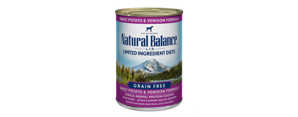 Natural Balance L I D Limited Ingredient Diets Dry Dog Food Grain Free Sweet Potato Venison Formula 26 P Best Dry Dog Food Diet Dog Food Dog Food Recipes