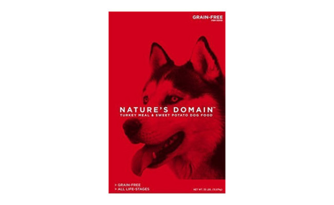 nature's domain dog food calories