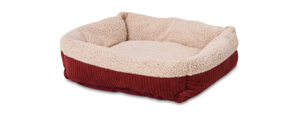 petmate aspen pet sofa bed with pillow